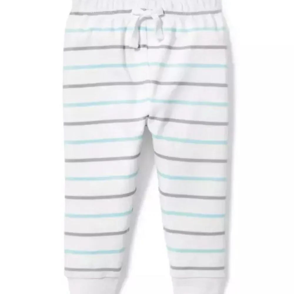 Janie and Jack 100033756 Striped knit jogger pants NWT size 0-3 m